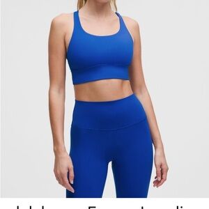 Lululemon Athletica Vibrant Blue Sports Bra